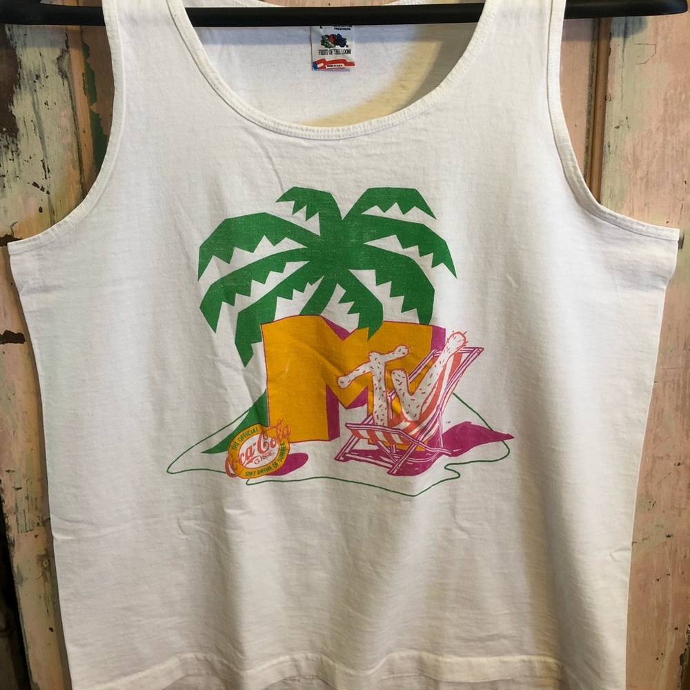 Vtg. MTV TANK TOP